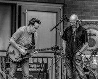 Dave Barret with Michael - Sound check