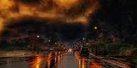 Front street after the rains