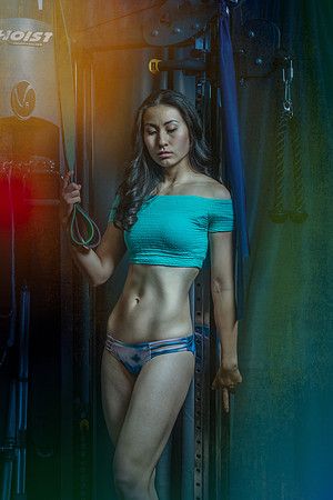 Ding Salmon Fitness Shoot