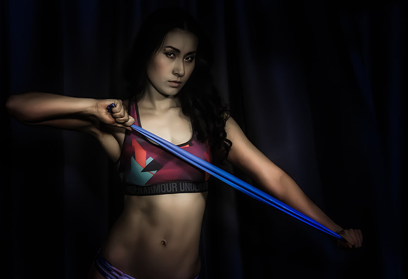Ding Salmon Fitness Shoot