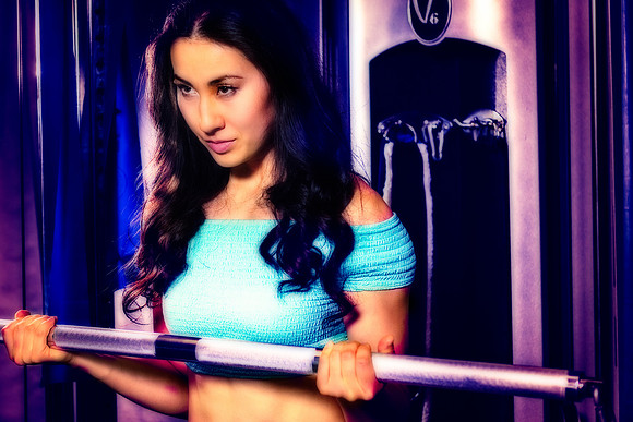 Ding Salmon Fitness Shoot