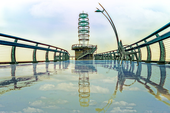 Burlington Pier Reflections