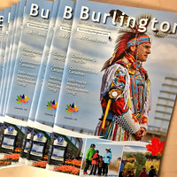 2016-17 Front cover for Burlington Turism